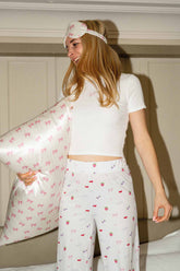 Ribbed Crop T-Shirt | Bow